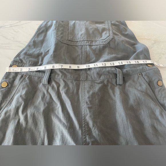 Women's FLYLOW Trailworks Bib Green Overalls- Large - Picture 4 of 7